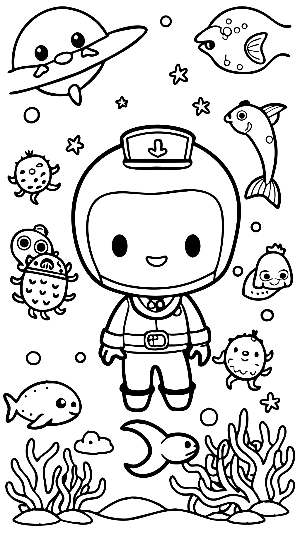 pages couleurs d’Octonauts